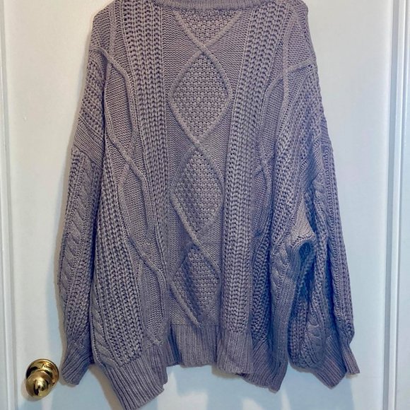 Boohoo Oversized Cable Sweater - Picture 5 of 7